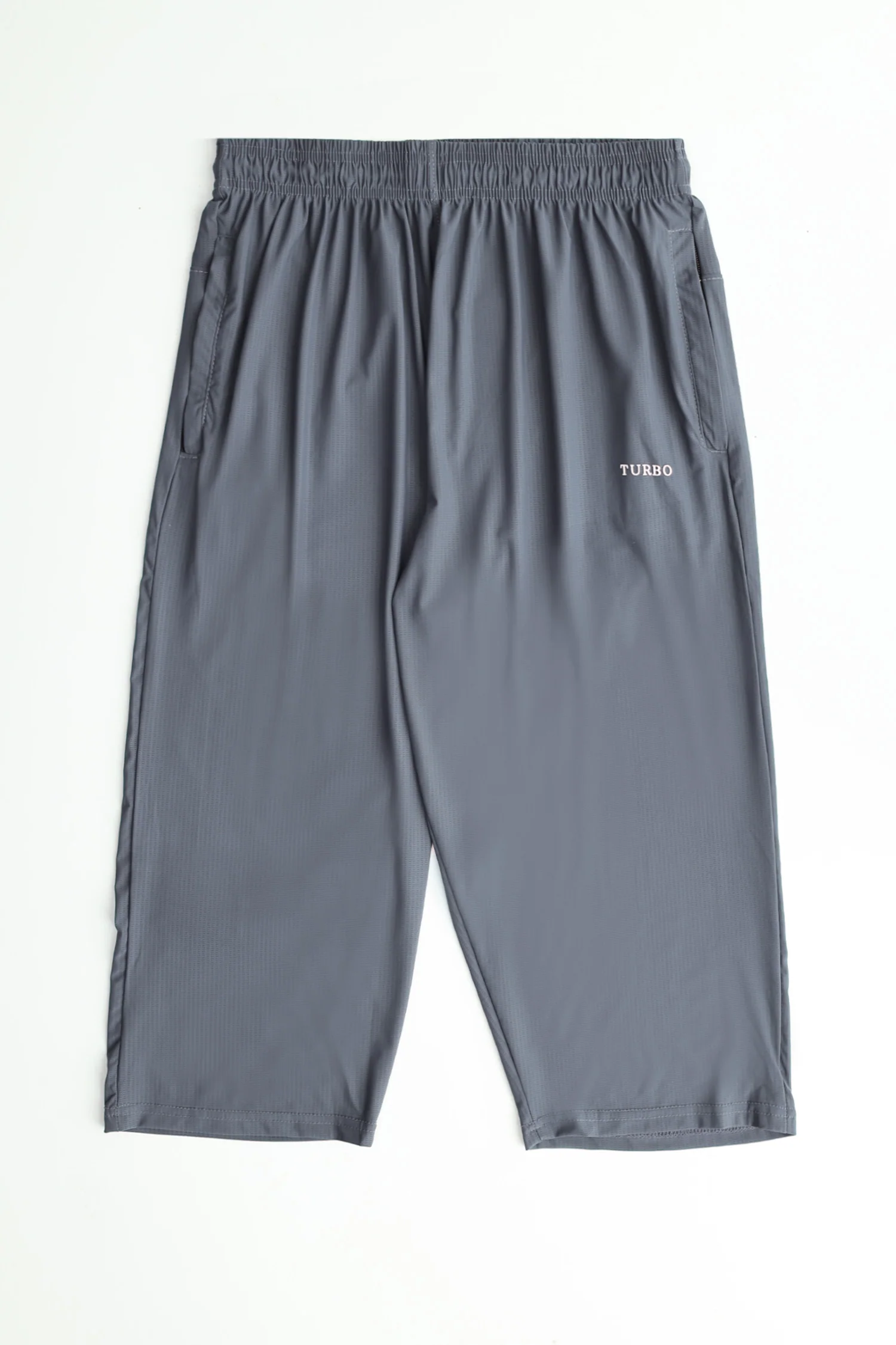 Turbo's 'Aura Collection' Dry-Fit Men's Shorts In Grey - Image 3