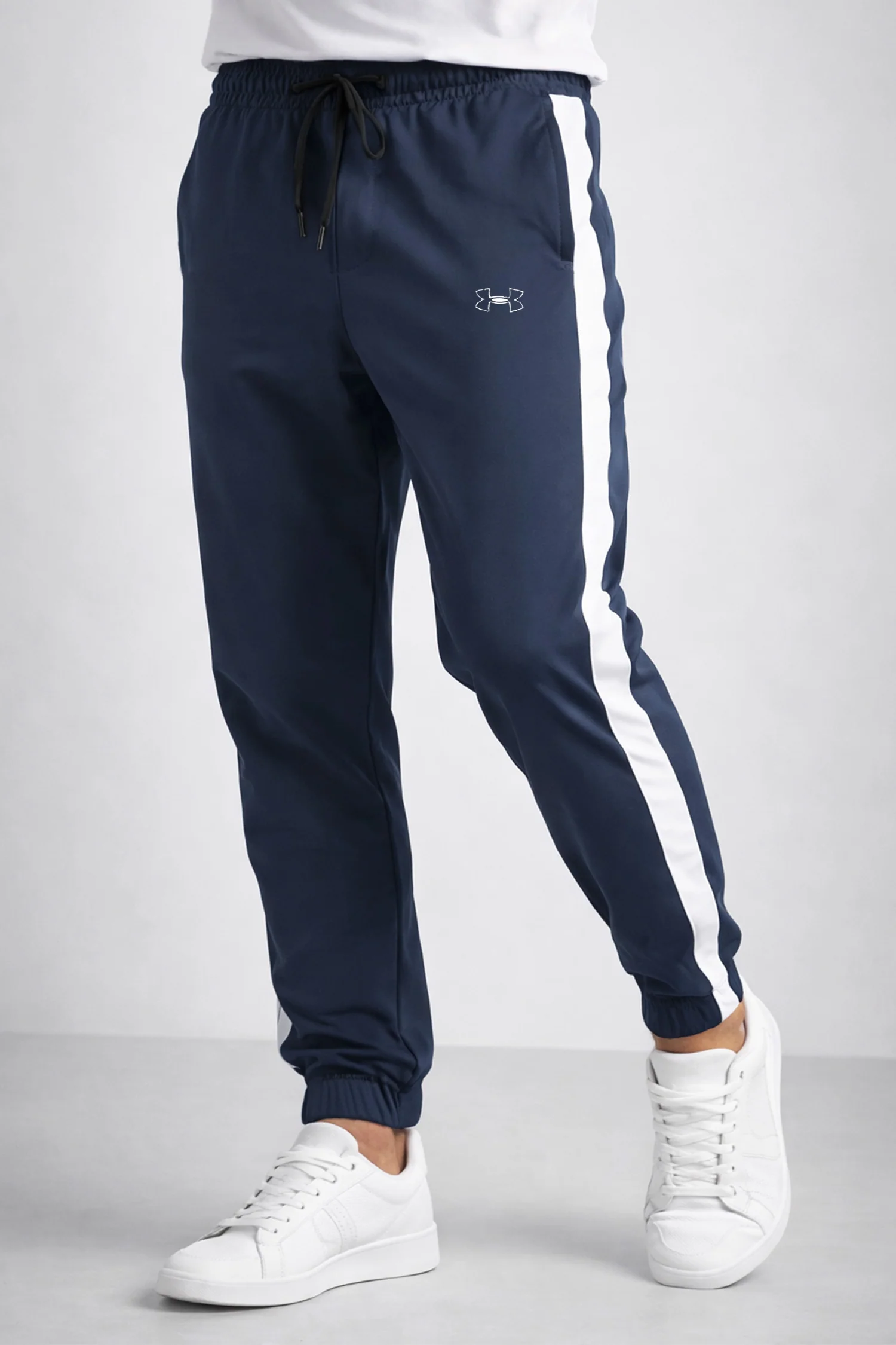 Undr Armr 'The Reveal' Cuff Logo & Sideline Micron Trouser In Navy Blue - Image 3