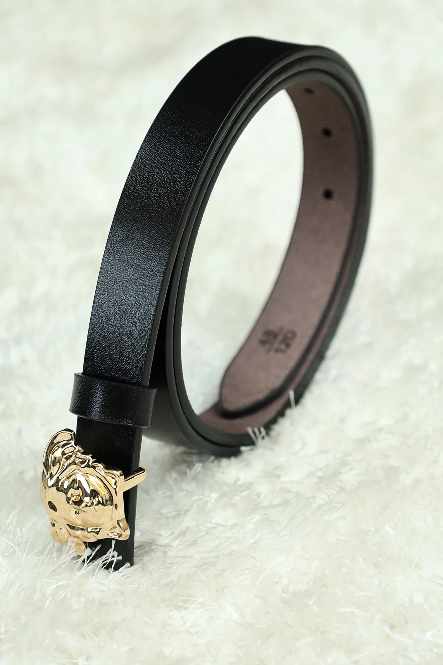 Versce Metal Alloy Automatic Buckle Branded Belt - Image 3