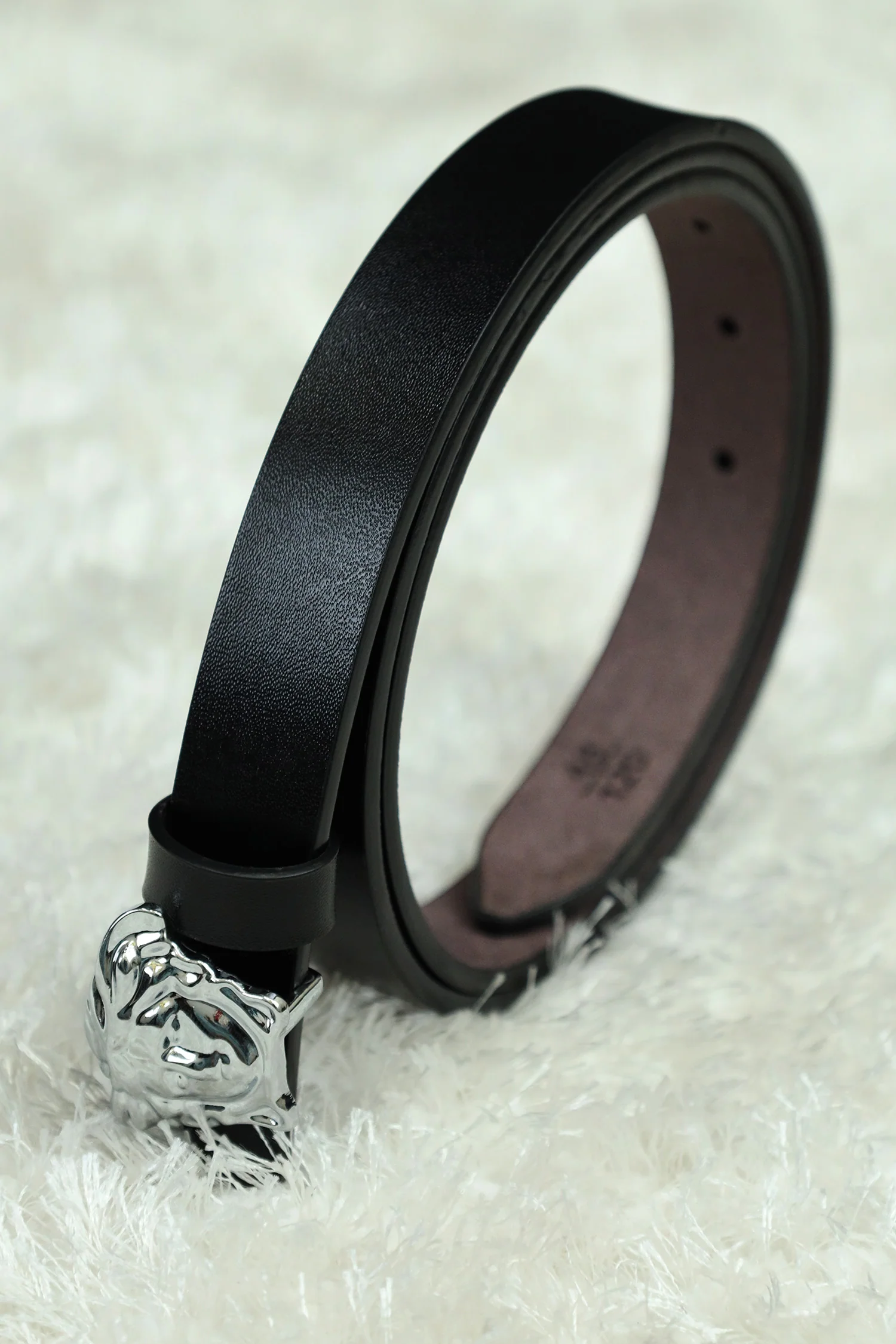 Versce Metal Alloy Automatic Buckle Branded Belt - Image 7