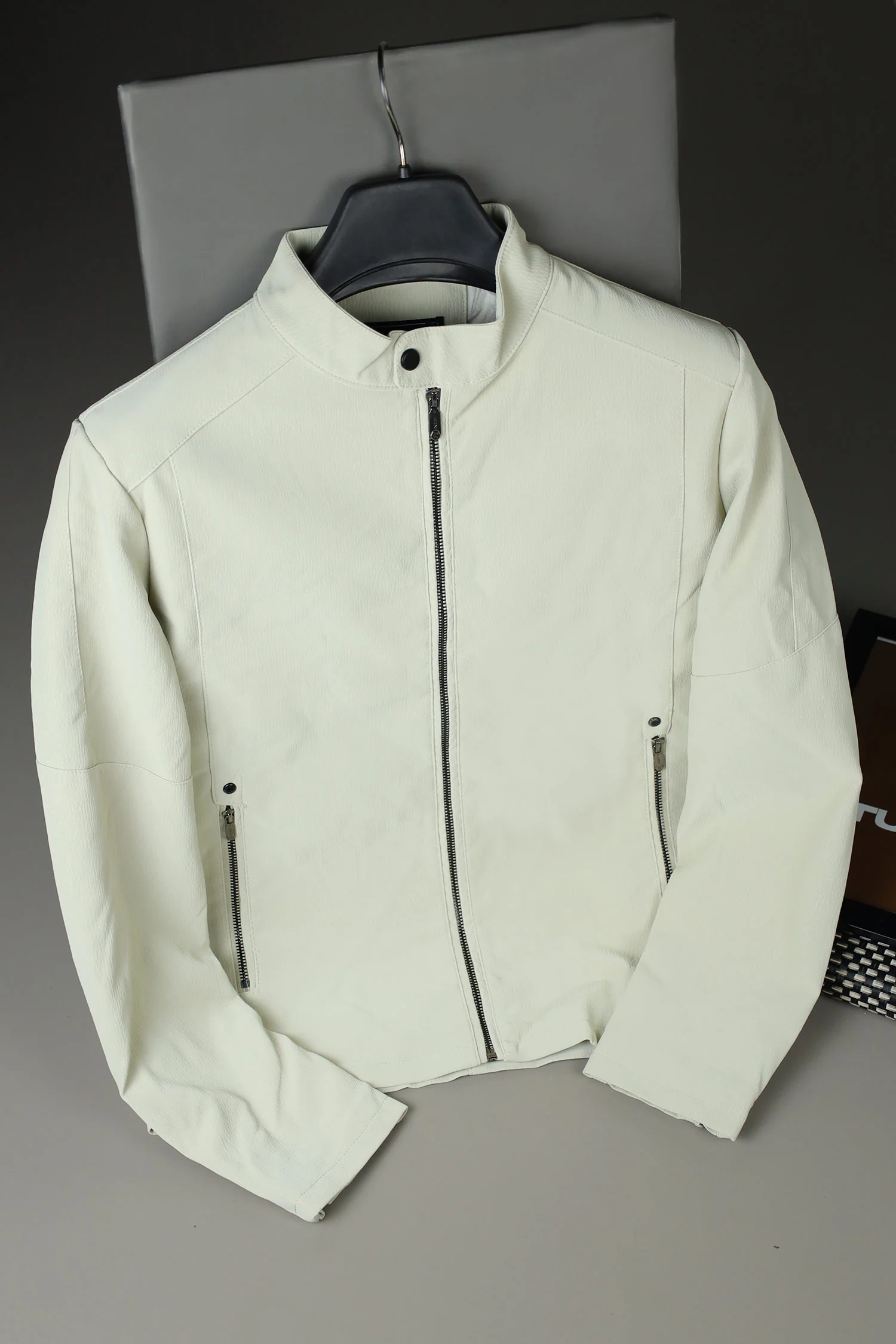 Wind Guard Imported Suede Leather Jacket - Image 8