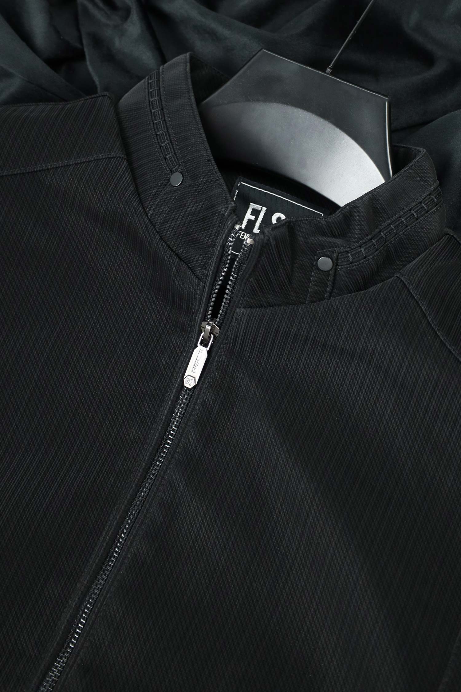Winter Essential Imported Suede Leather Jacket In Black - Image 3