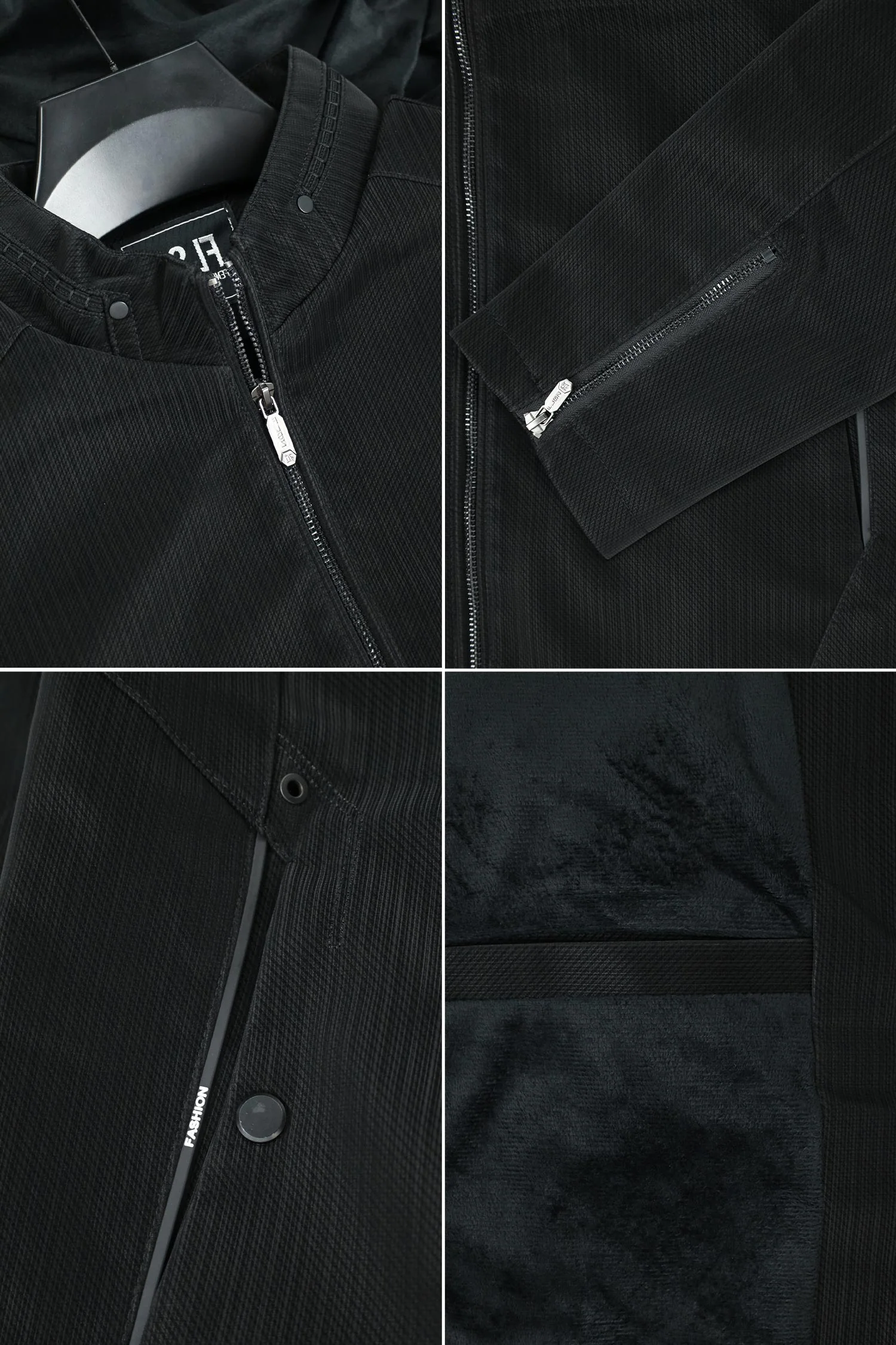 Winter Essential Imported Suede Leather Jacket In Black - Image 4